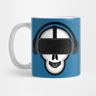 Skull Wearing a Virtual Reality Gaming Headset Mug